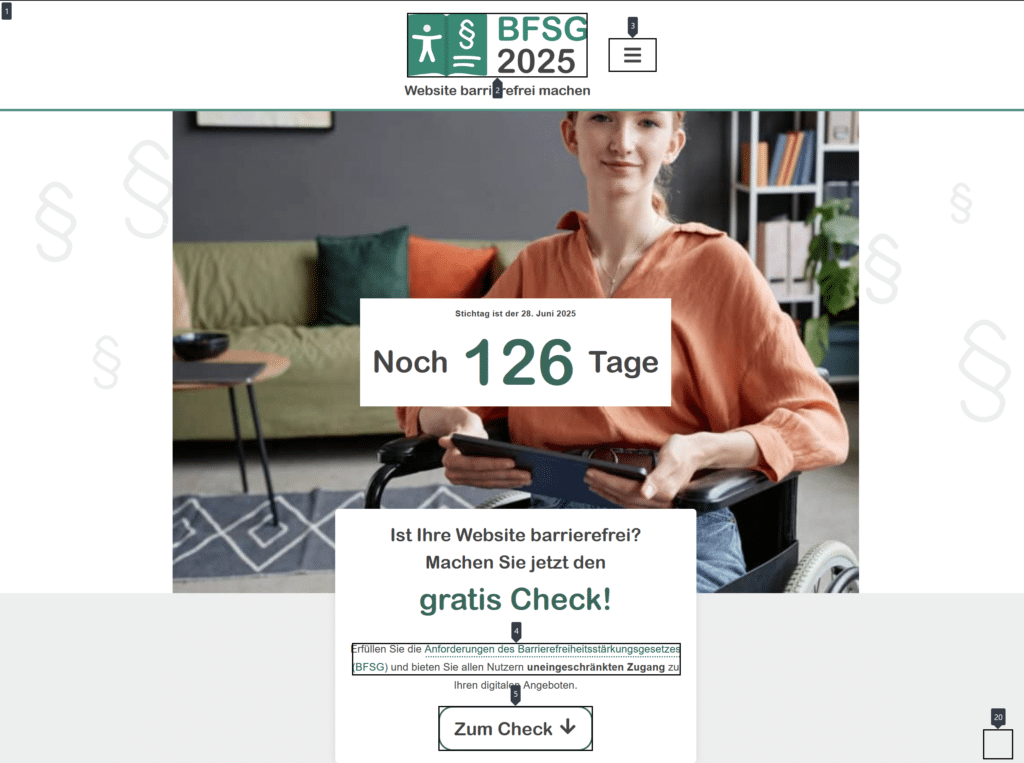 Tab-Reihenfolge anzeigen